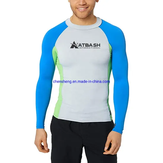 Rash Guard High Quality Round Neck T Shirt Custom Clothes Sublimation UV Protection MMA Compression Rashguards