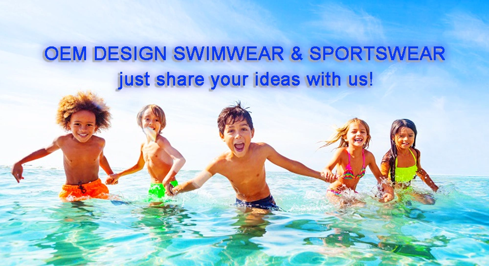 Children&prime; S Swimwear Little Girls Bikini Swimsuit Beach Wear Rashguard