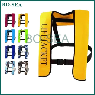 Cheap Price Whole Sale Colorful Adult Inflatable Lifejacket Marine Lifesaving Lifejacket