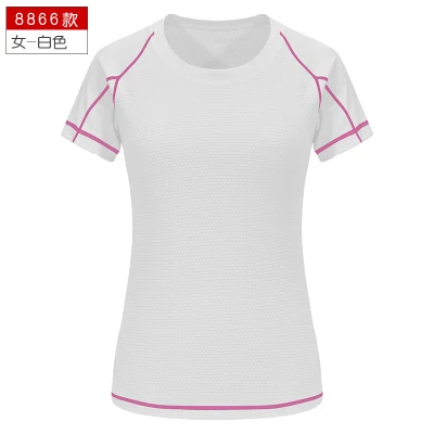 Custom Women Breathable Moisture Wicking Short Sleeve T