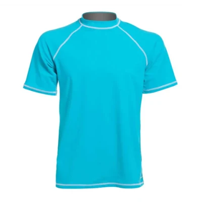 Multi Color Quick Dry Long Sleeve Swim Shirt Chlorine Resistant Rashie Rashguard